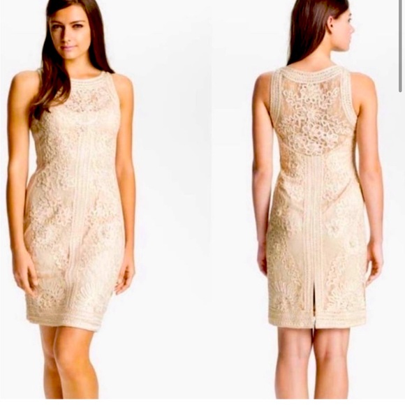 Sue Wong Dresses & Skirts - Sue Wong NOCTURNE Sleeveless champagne dress Size 0